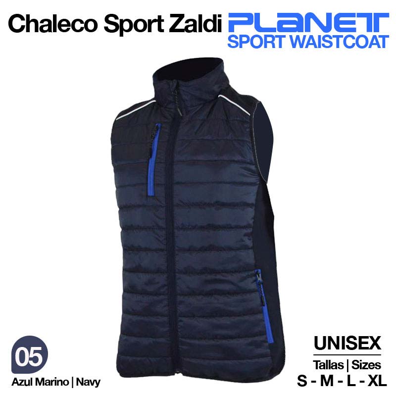Chaleco Sport Zaldi PLANET SPORT WAISTCOAT azul marinho unissexo
