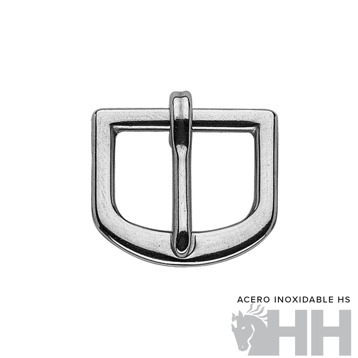 Fivela metálica quadrada em aço inoxidável