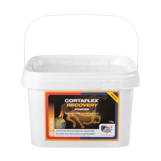 Recipiente branco de plástico com pó CORTAFLEX RECOVERY POWDER