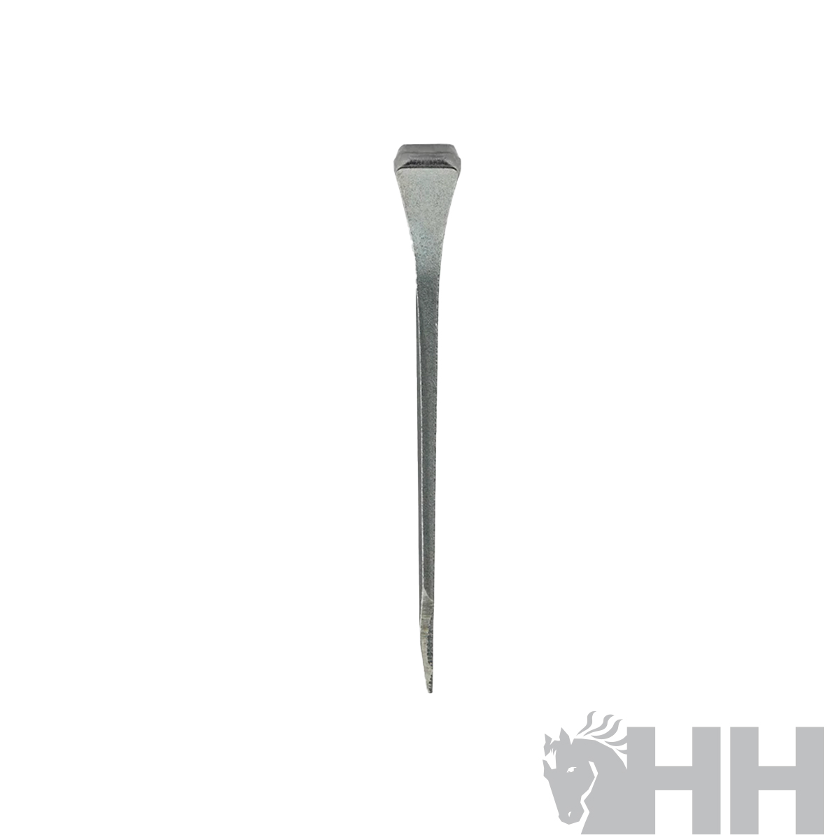 Prego de ferro cinza com cabeça quadrada