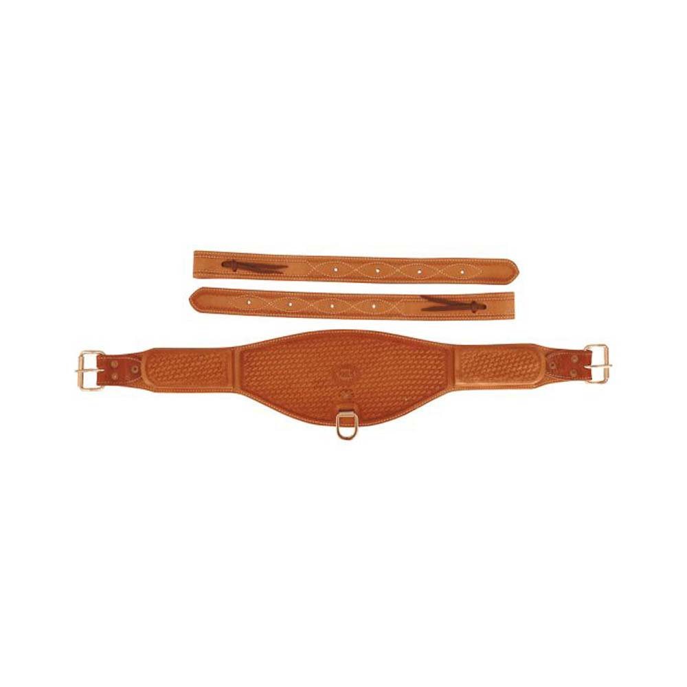 Conjunto de três cintos marrons em couro com fivelas douradas
