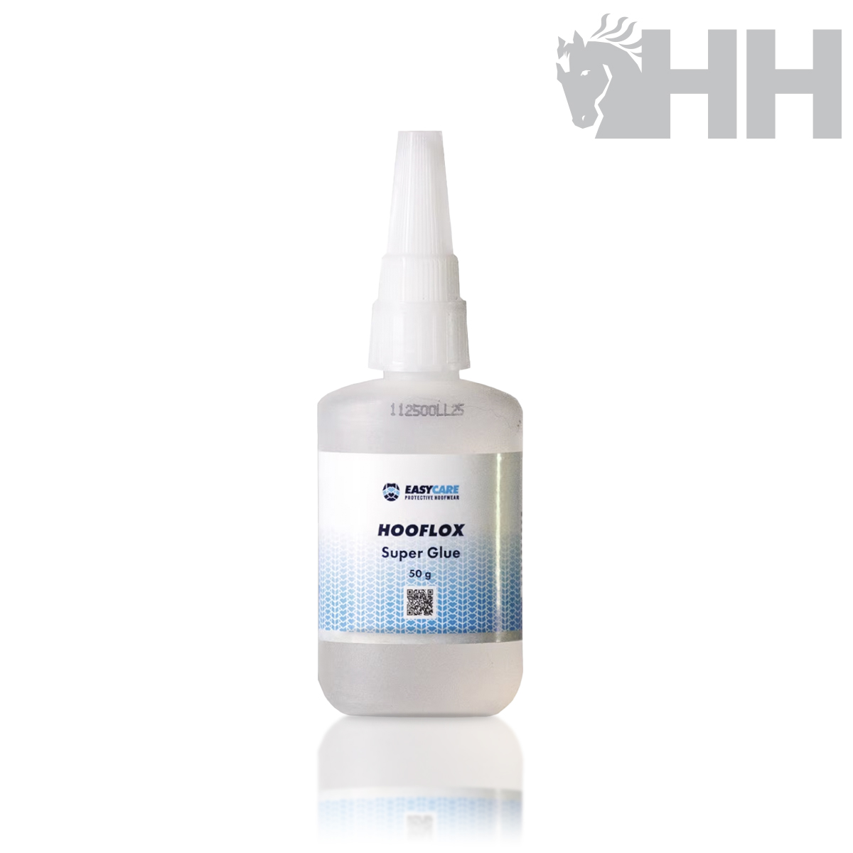 Frasco branco de cola Super Glue HOOFLOX da Easycare com 50 g