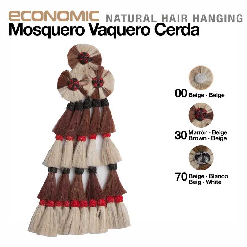 Cachos de cabelo naturais pendurados em diferentes cores com etiquetas de códigos de cor