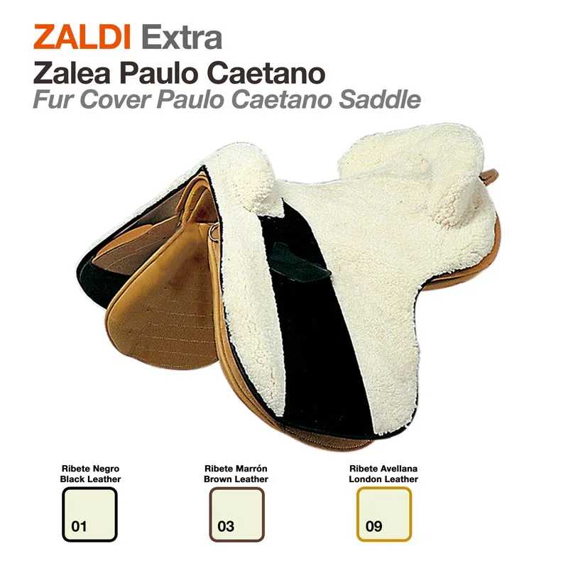 Capas de pele para selas de cavalo ZALDI Extra em três cores diferentes