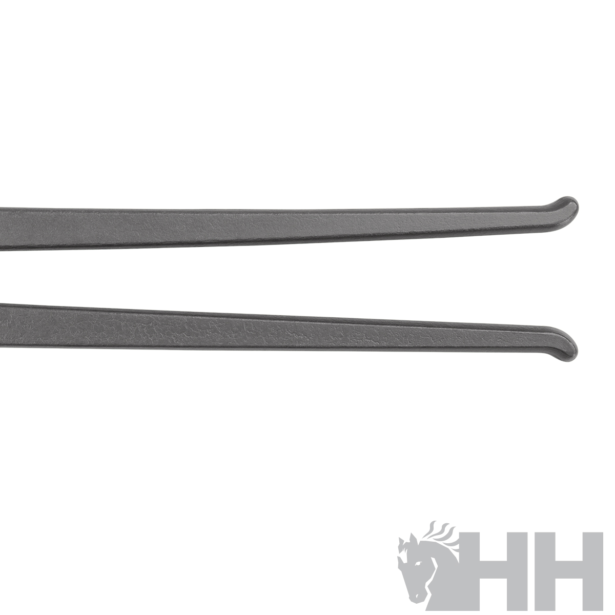 Hastes cinza escuras para óculos com ponta curva