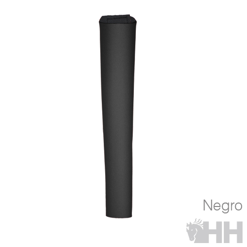 Rolo ou saco preto com texto Negreo e logo HH