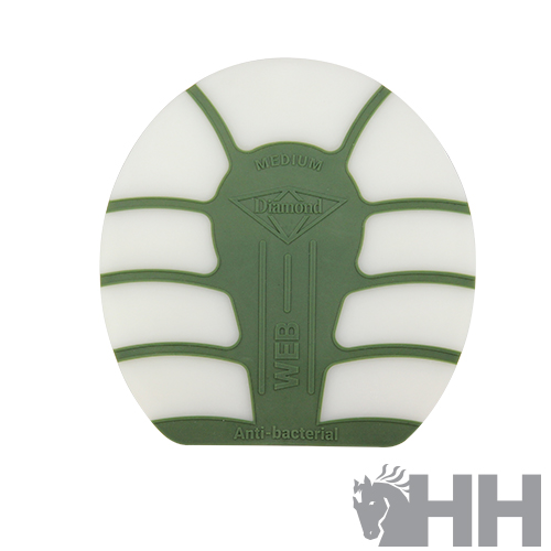 Protector para sapatos verde e branco com texto Diamond MEDIUM WEB Anti-bacterial