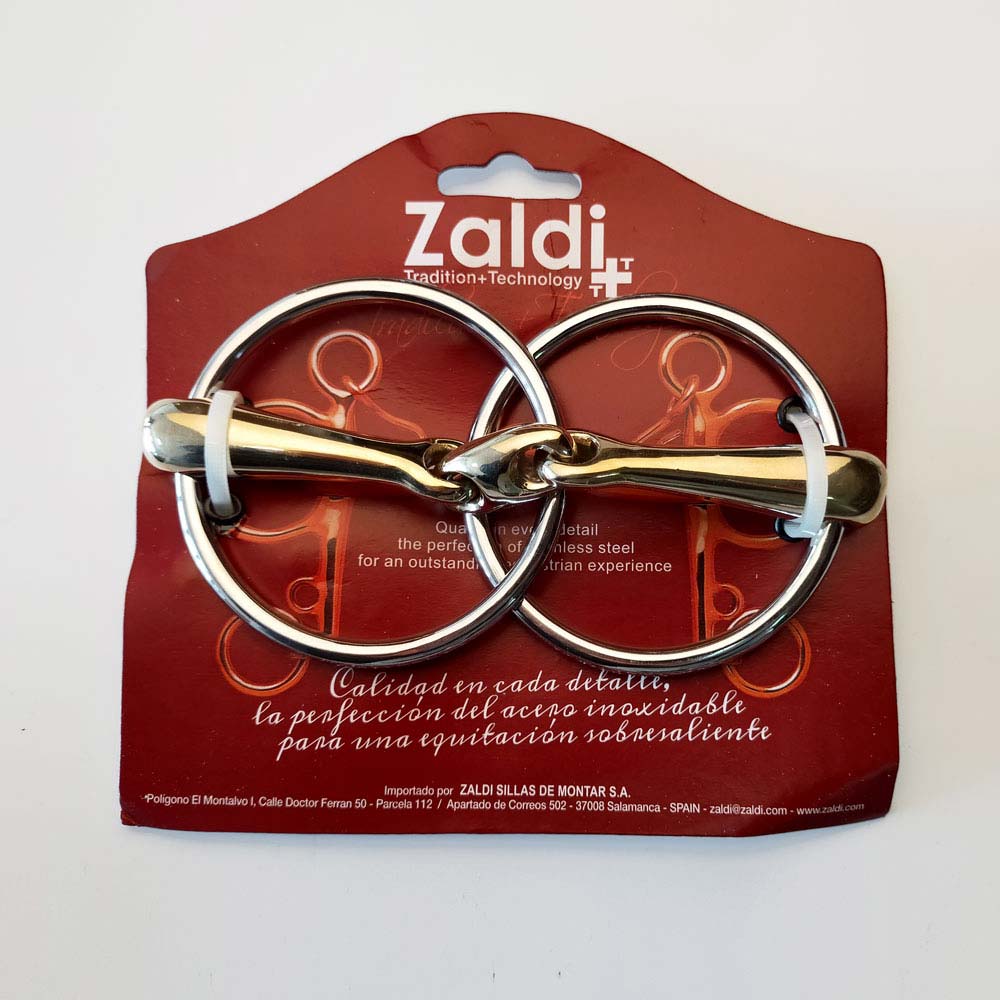 Bridão de aço inoxidável Zaldi em embalagem vermelha