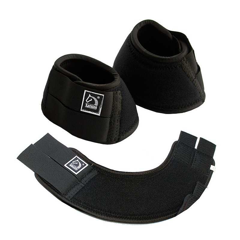 Conjunto de protetores e pala pretos com etiquetas DISPORT