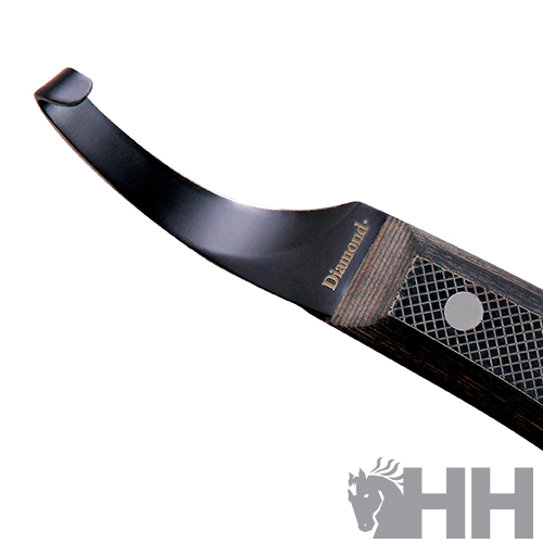 Ferramenta de metal com cabo texturizado e palavra 'Diamond' no cabo