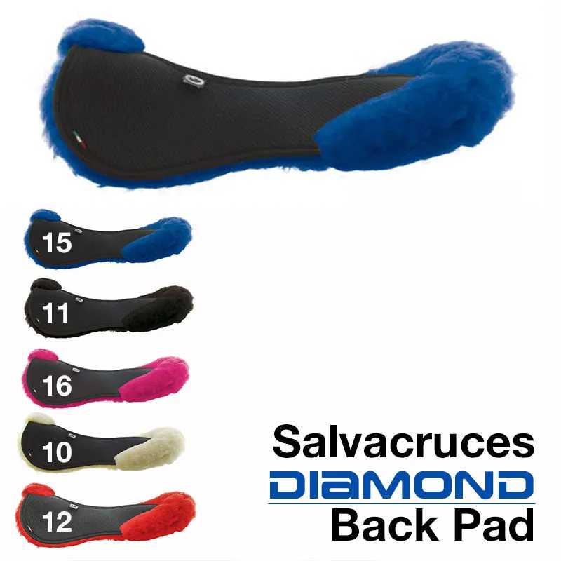 Salvacruzes para sela com bordas almofadadas coloridas e base preta