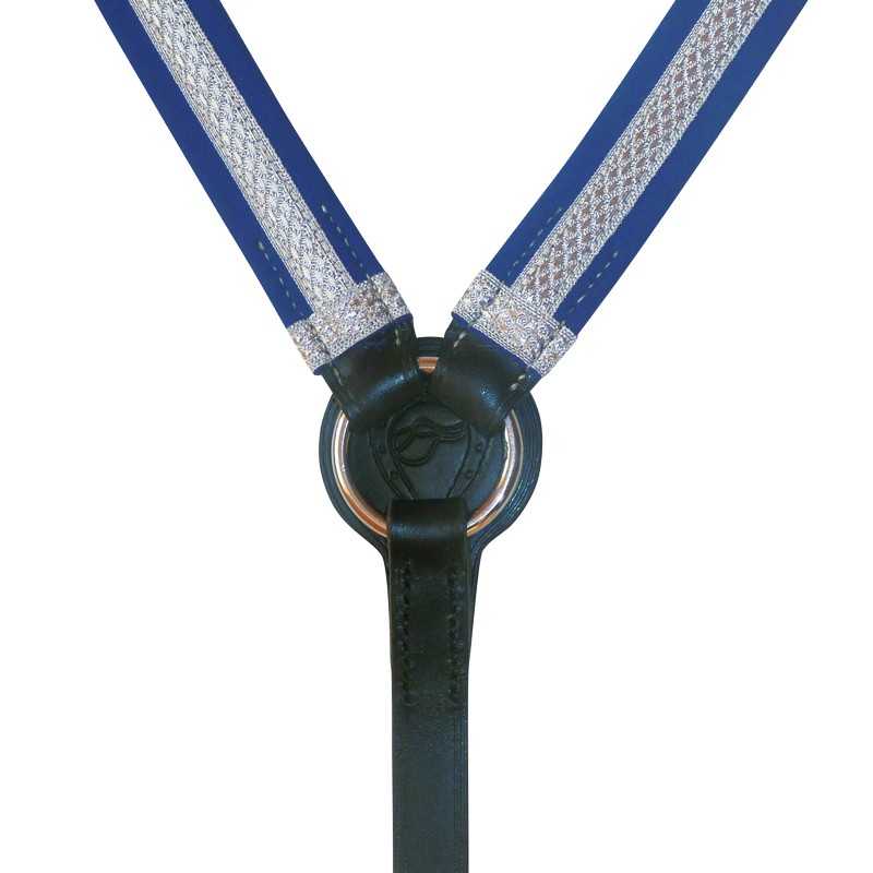 Suspensórios com tiras bordô e cinzentas texturizadas com junção em couro preto