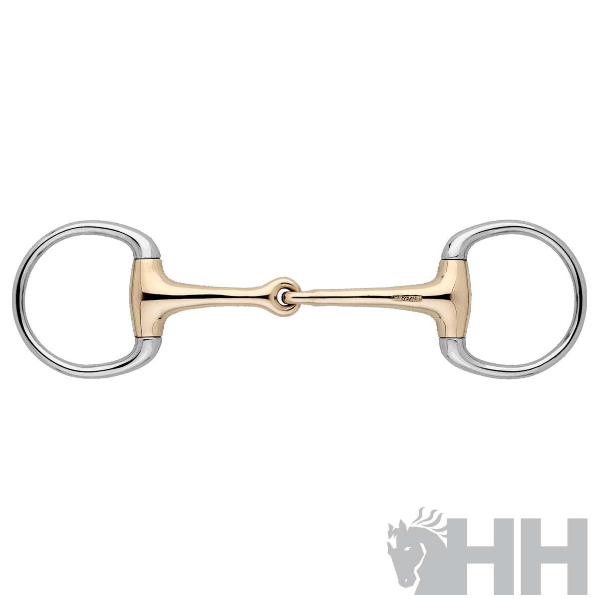 Freio de anéis metálico com argolas prateadas