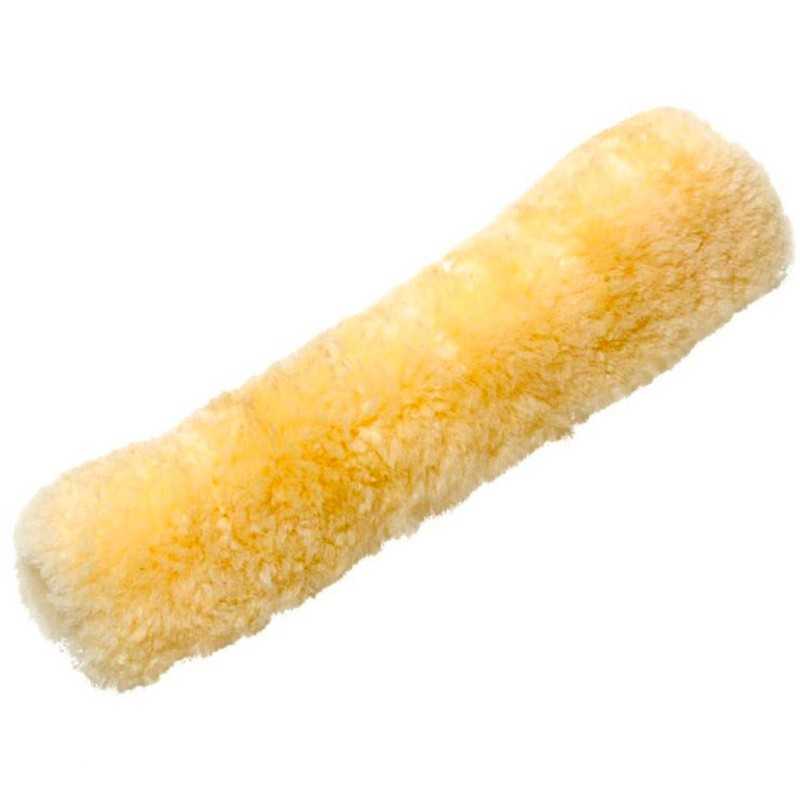 Rolo de pintura amarelo felpudo para pintura