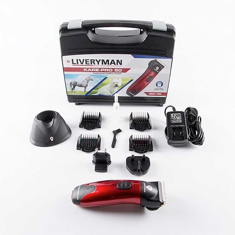 Máquina de cortar cabelo LIVERYMAN KARE-PRO 50 com acessórios e estojo