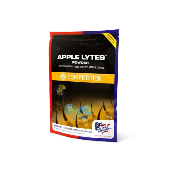 Pacote preto, laranja e azul de pó Apple Lytes para competição de 210g