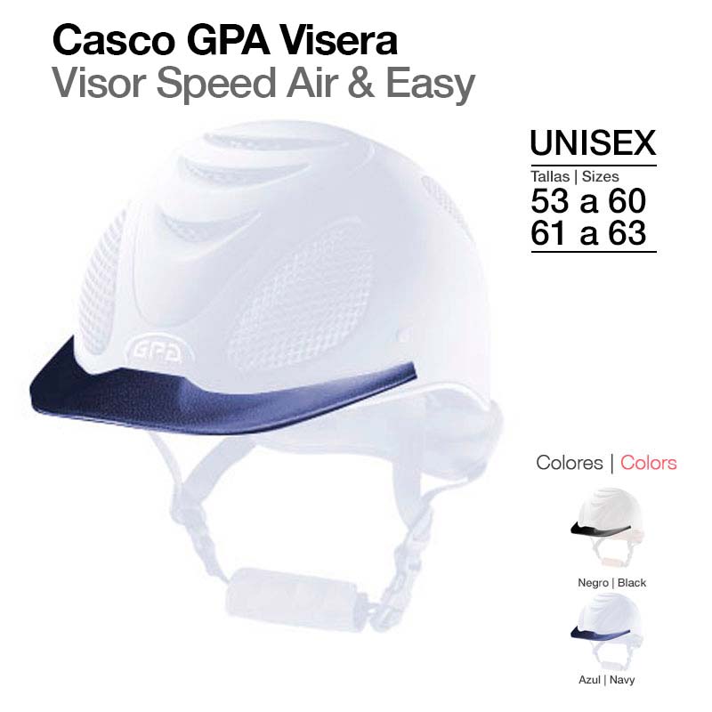 Capacete branco com viseira azul marinho e fivela ajustável