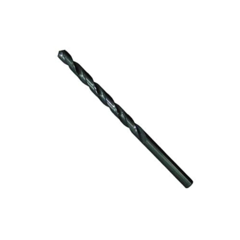 Broca de metal escura com espiral para perfuração