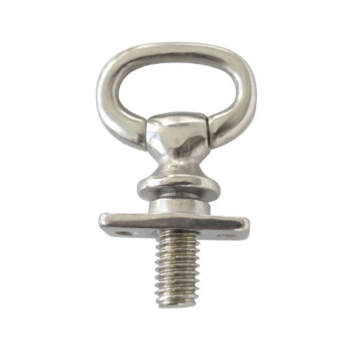 Parafuso de aço inoxidável com anel oval e base em cruz