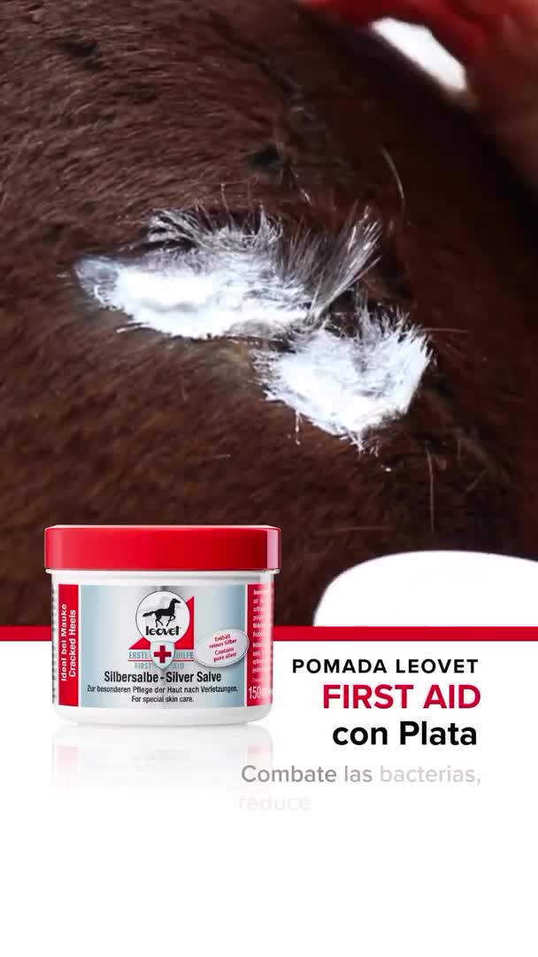 POMADA LEOVET FIRST AID COM PRATA