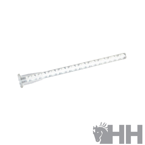 Parafuso metálico prateado texturizado com cabeça achatada sobre fundo branco