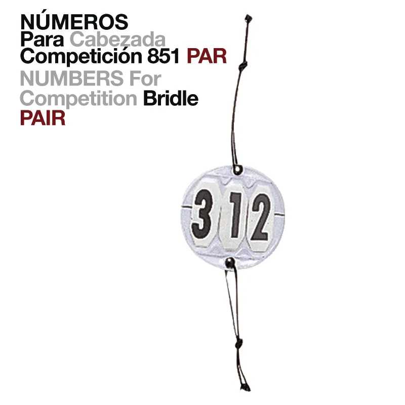 Número redondo para cabeçada de competição com números 312 e texto explicativo