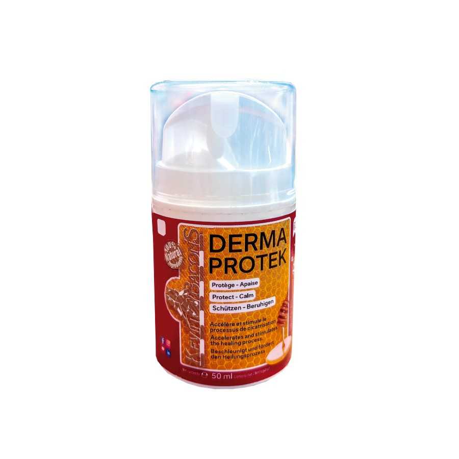 Frasco de Derma Protek para proteção e cicatrização
