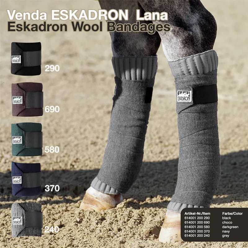 Venda Eskadron Lana bandagens de lã para cavalos em várias cores