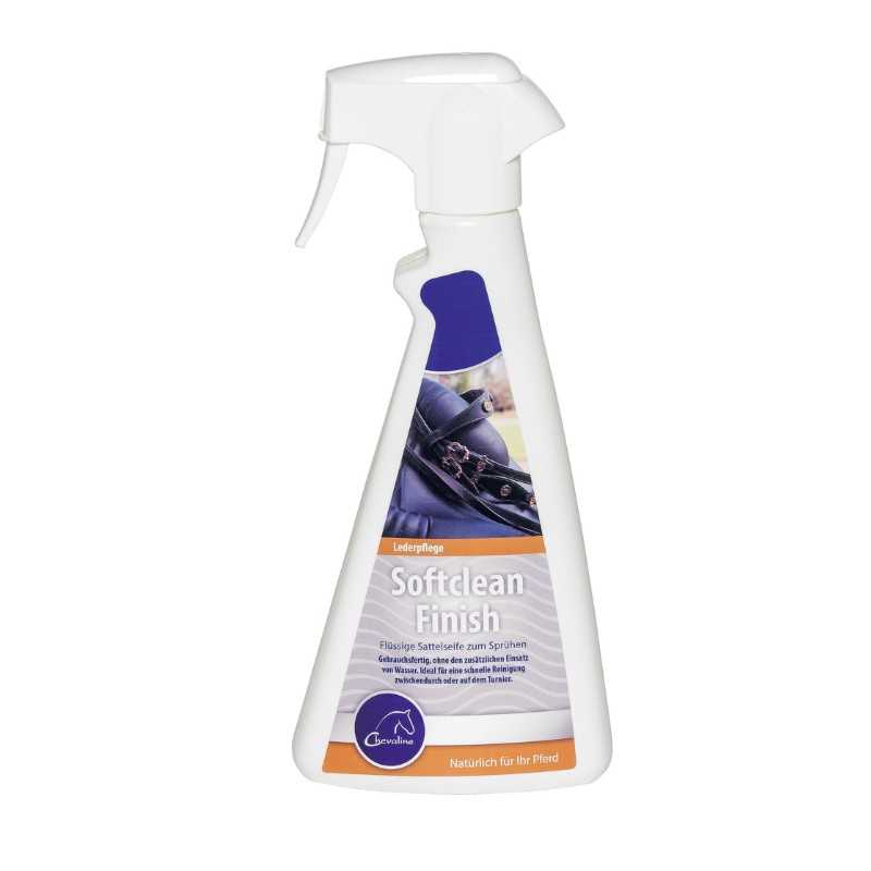 Frasco pulverizador branco Softclean Finish para limpeza de calçado