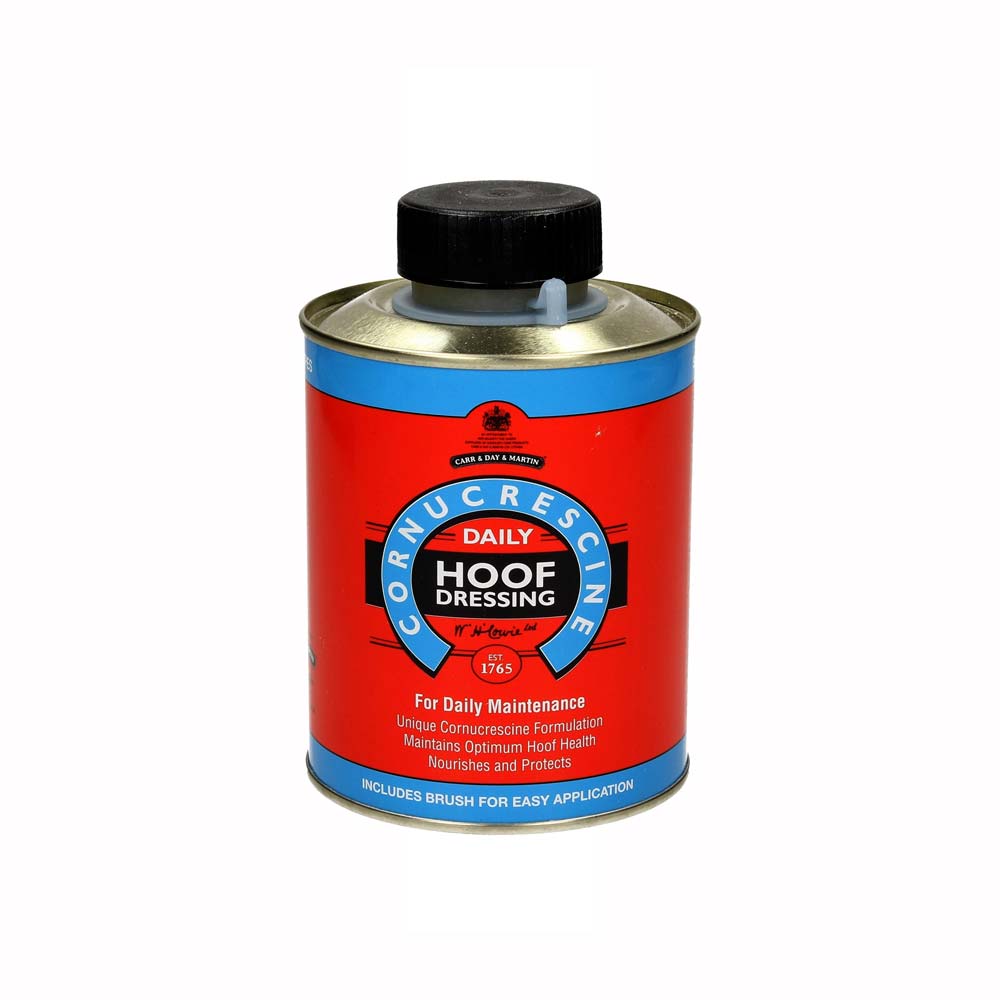 Frasco metálico vermelho e azul para tratamento de cascos