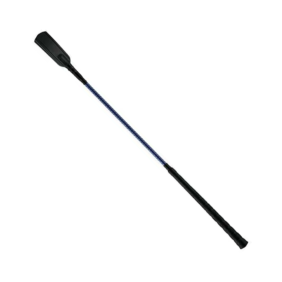 Cravache de equitação preto e azul