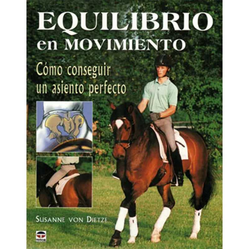 Capa de livro com cavalo castanho e cavaleiro, texto em espanhol