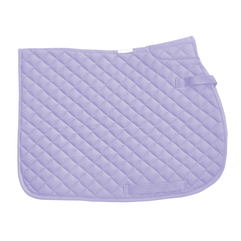 Tapete de sela acolchoado lilás com padrão de losangos