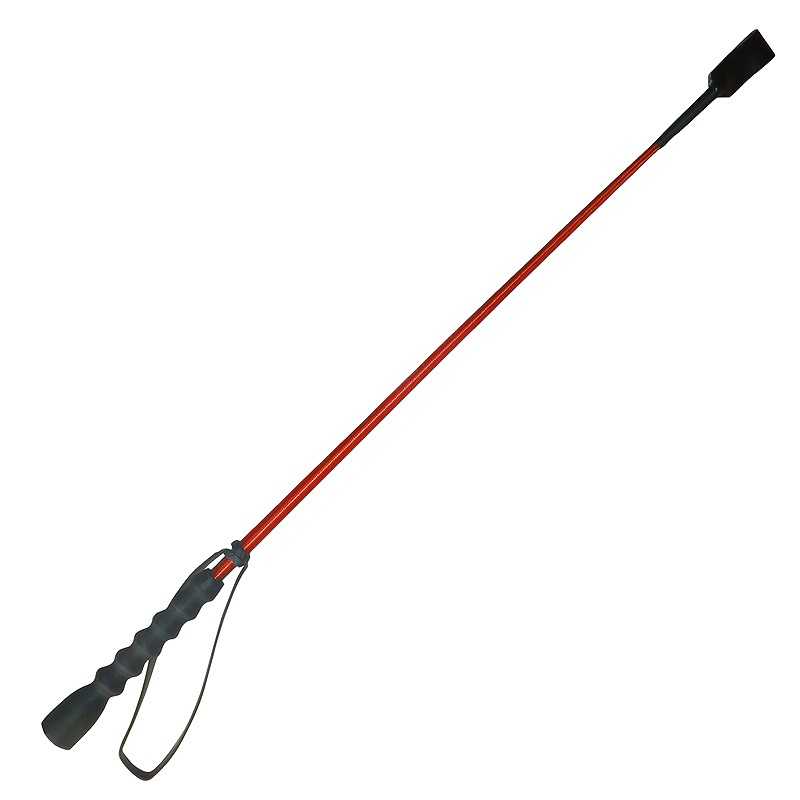 Chibata com cabo vermelho e pega preta antiderrapante