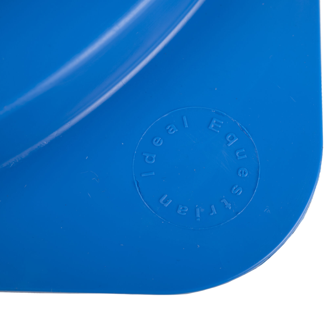 Placa azul escuro de plástico com gravação Ideal Equestrian