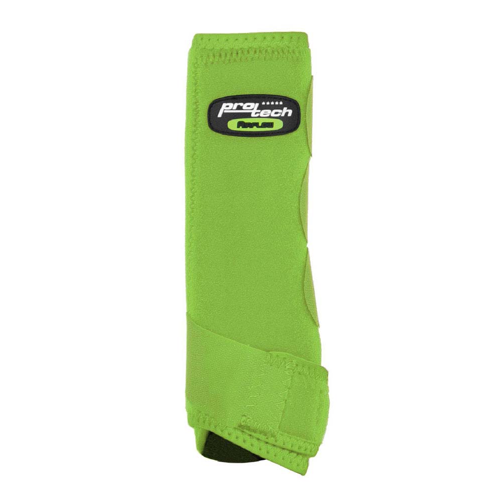 Suporte verde para pulso com fecho velcro e etiqueta protech