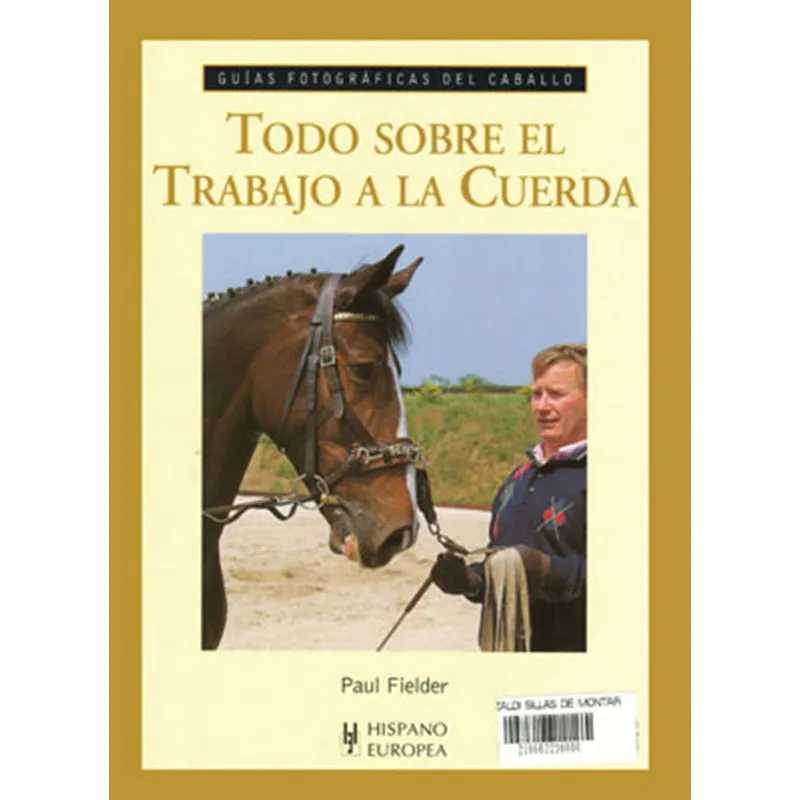 Capa de livro com foto de homem e cavalo e título em espanhol.