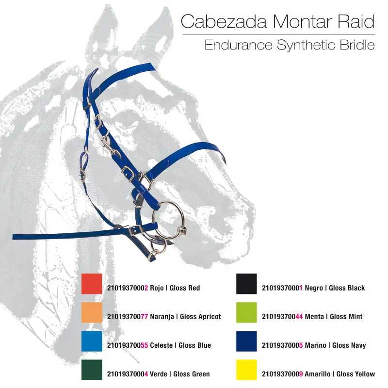 Cabeçada para cavalo sintética com várias cores disponíveis