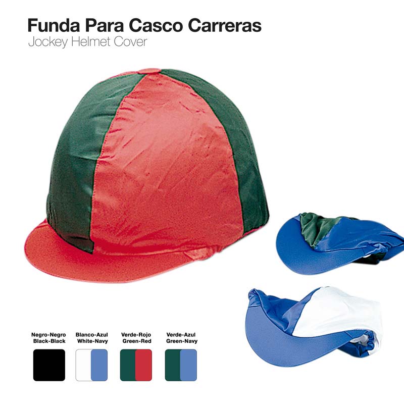 Funda para capacete de corridas em várias combinações de cores