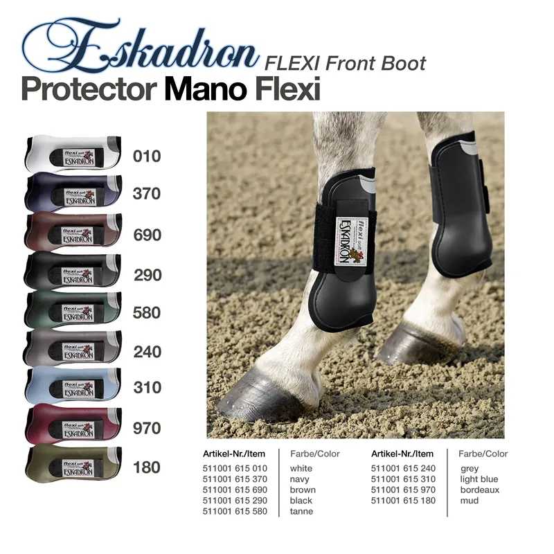 Protector Mano Flexi da Eskadron para pernas de cavalo em várias cores.