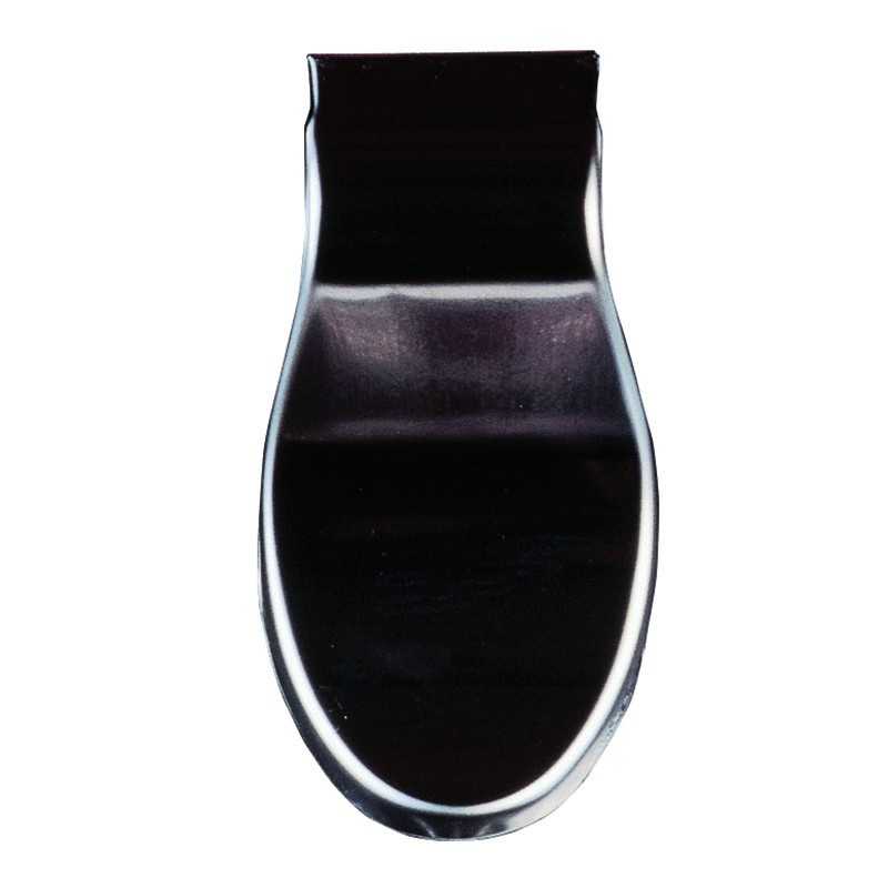 Clipe de dinheiro metálico prateado e preto