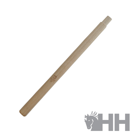 Cabo de madeira claro com gravação e logótipo HH