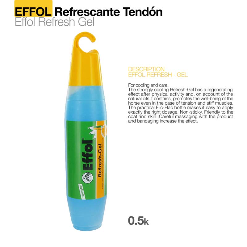 Gel refrescante Effol Refresh-Gel azul e amarelo