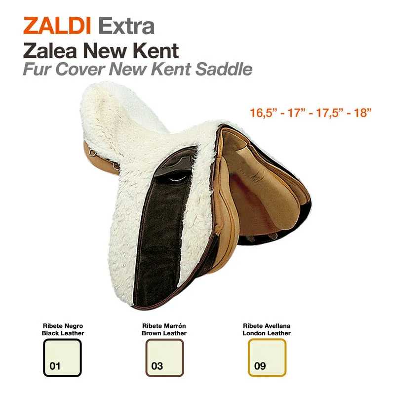 Sela ZALDI Extra Zalea New Kent com revestimento branco e detalhes em couro colorido.