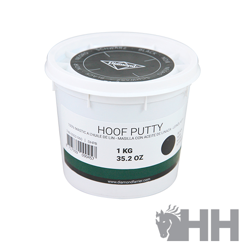 Pote branco de massa para cascos com etiqueta e tampa