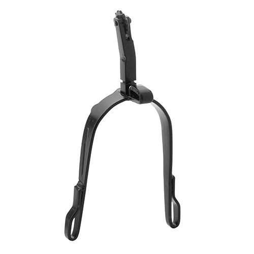 Suporte metálico para guitarra preto