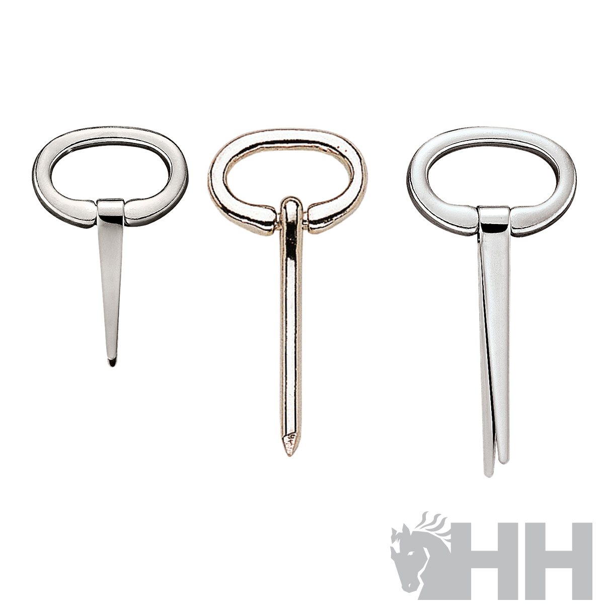 Chaves de metal para fuzil com acabamento prateado e dourado