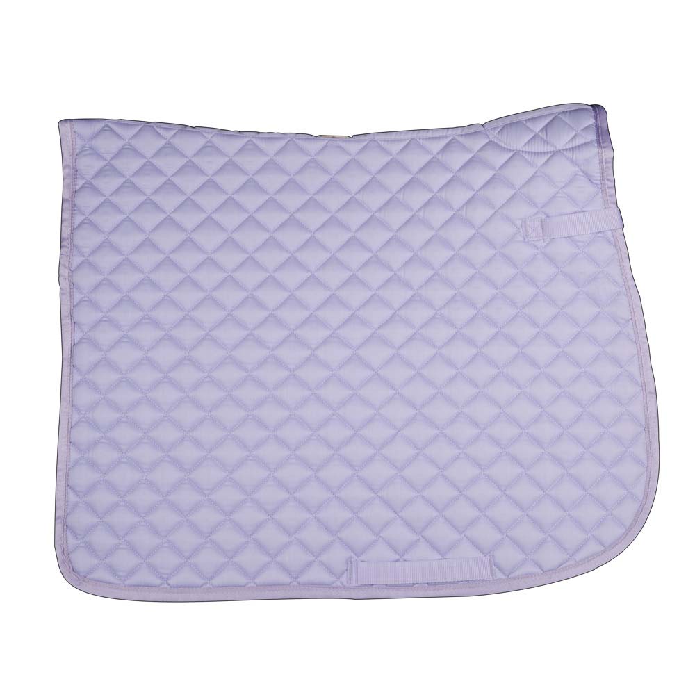 Manta de sela lilás acolchoada com padrão em losangos