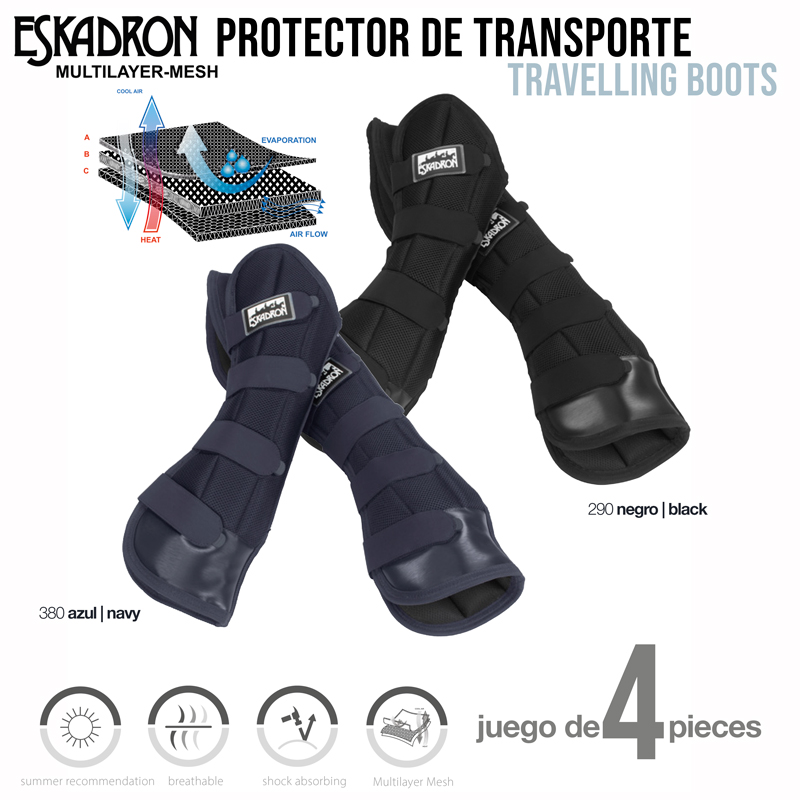 Protector de transporte para botas ESKADRON em azul navy e preto