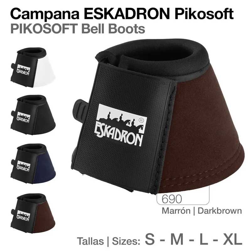 Campanas ESKADRON Pikosoft em várias cores com logo e fecho de velcro